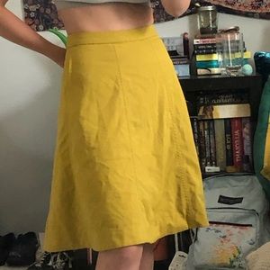 adorable yellow skirt from downeast